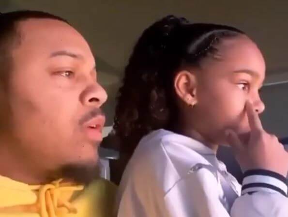 Shai Moss with her father Bow Wow.